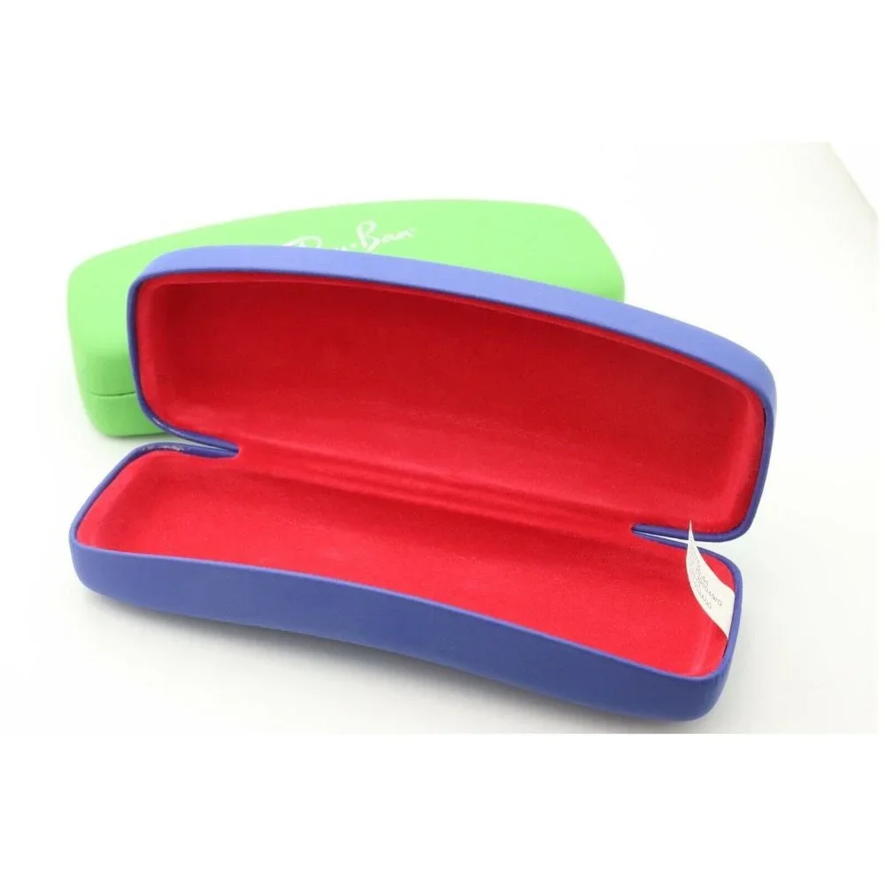 Original 2 Ray Ban Youth Kids Eyeglasses Sunglasses Case / Verity Green & Blue